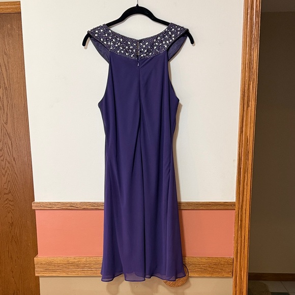 JS Boutique Deep Purple Embellished Dress - Picture 5 of 7
